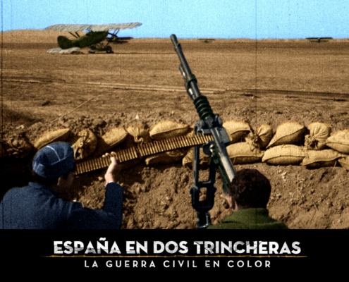 España en dos trincheras, la Guerra Civil en color